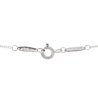 Tiffany Sterling Silver 11mm Elsa Peretti Bean Pendant Necklace 4 of 5
