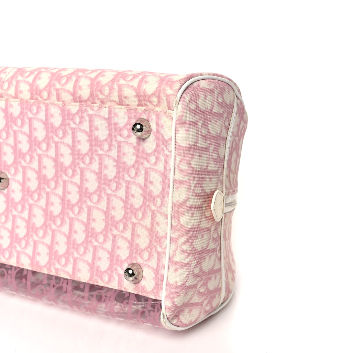 Monogram PVC Bowler Pink