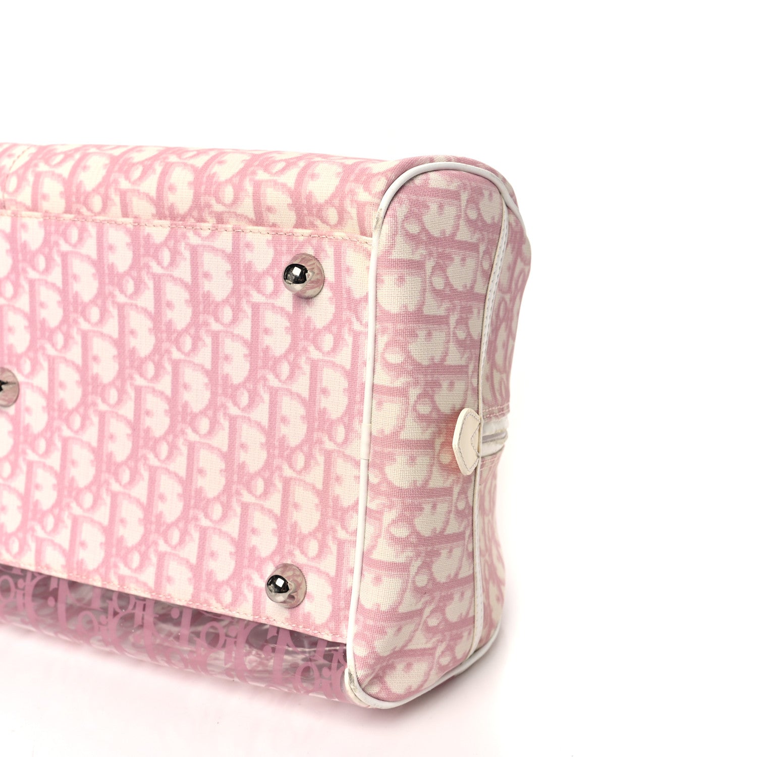 Christian Dior Monogram PVC Bowler Pink 10 of 15