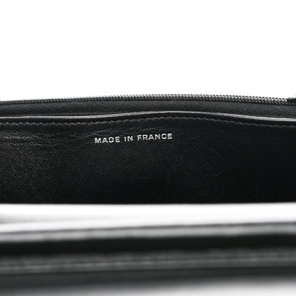 Chanel Lambskin Quilted Wallet On Chain WOC So Black 7 of 11