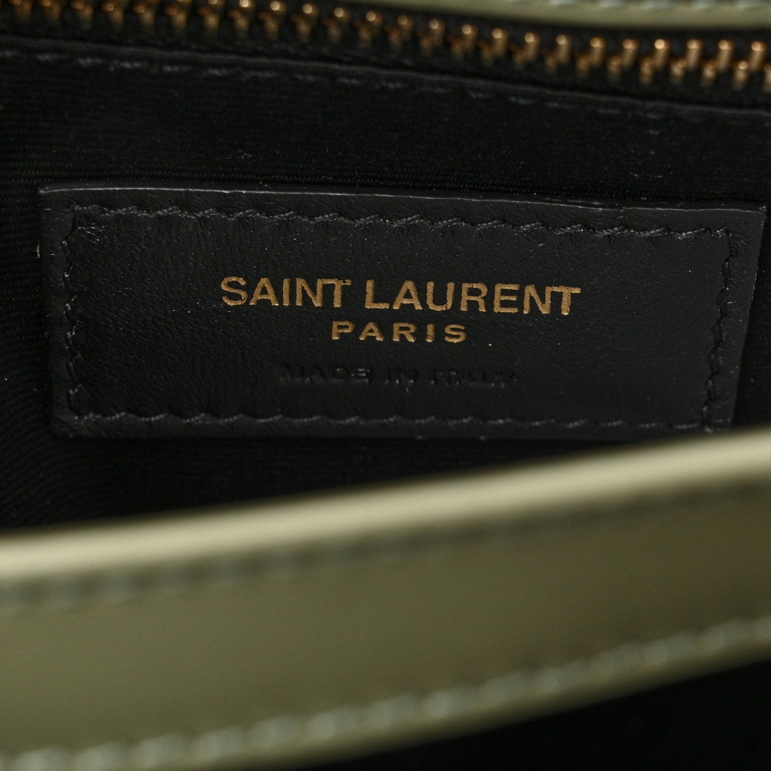 Saint Laurent Calfskin Y Quilted Monogram Toy Loulou Crossbody Bag Light Sage 6 of 11