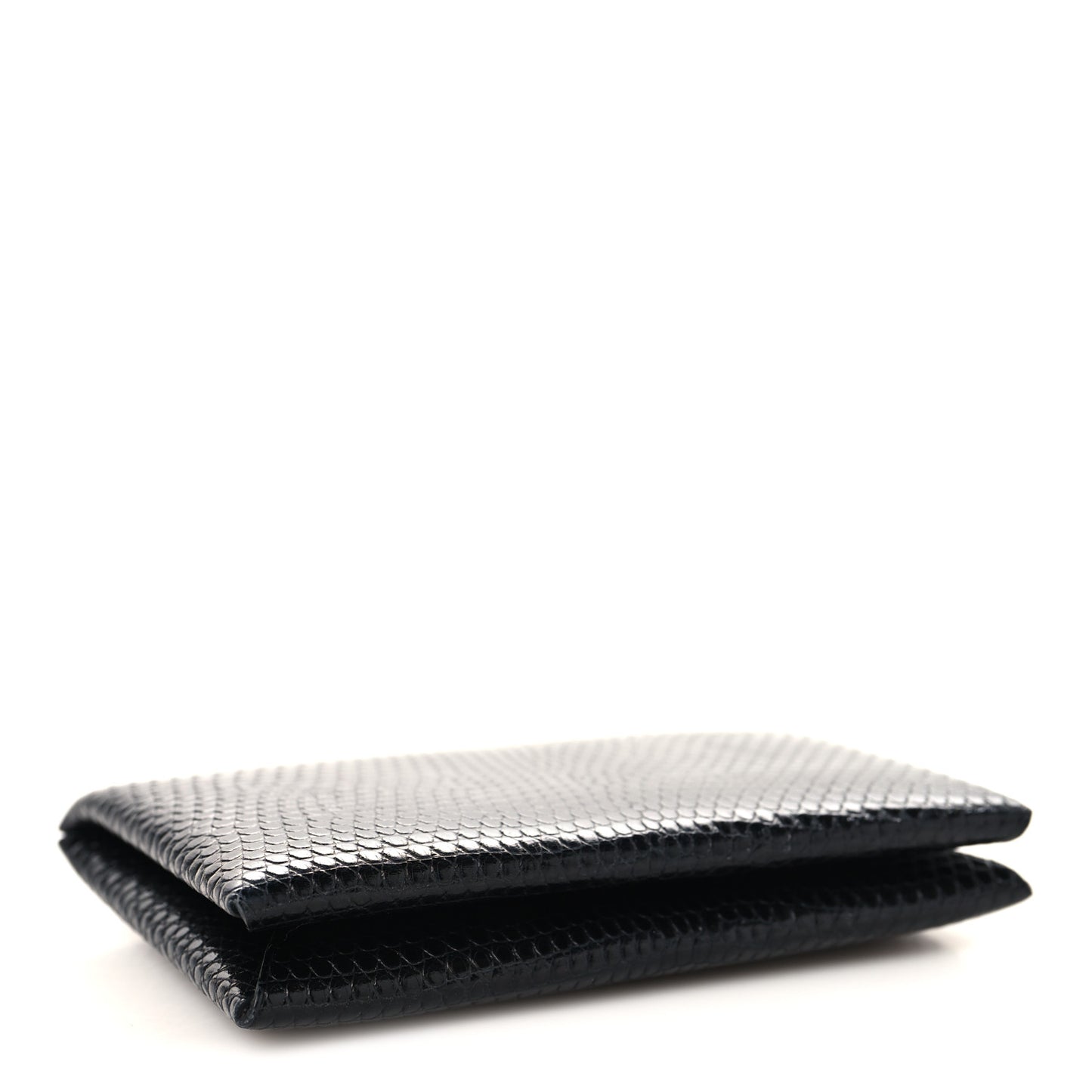 Lizard Calvi Card Case Black