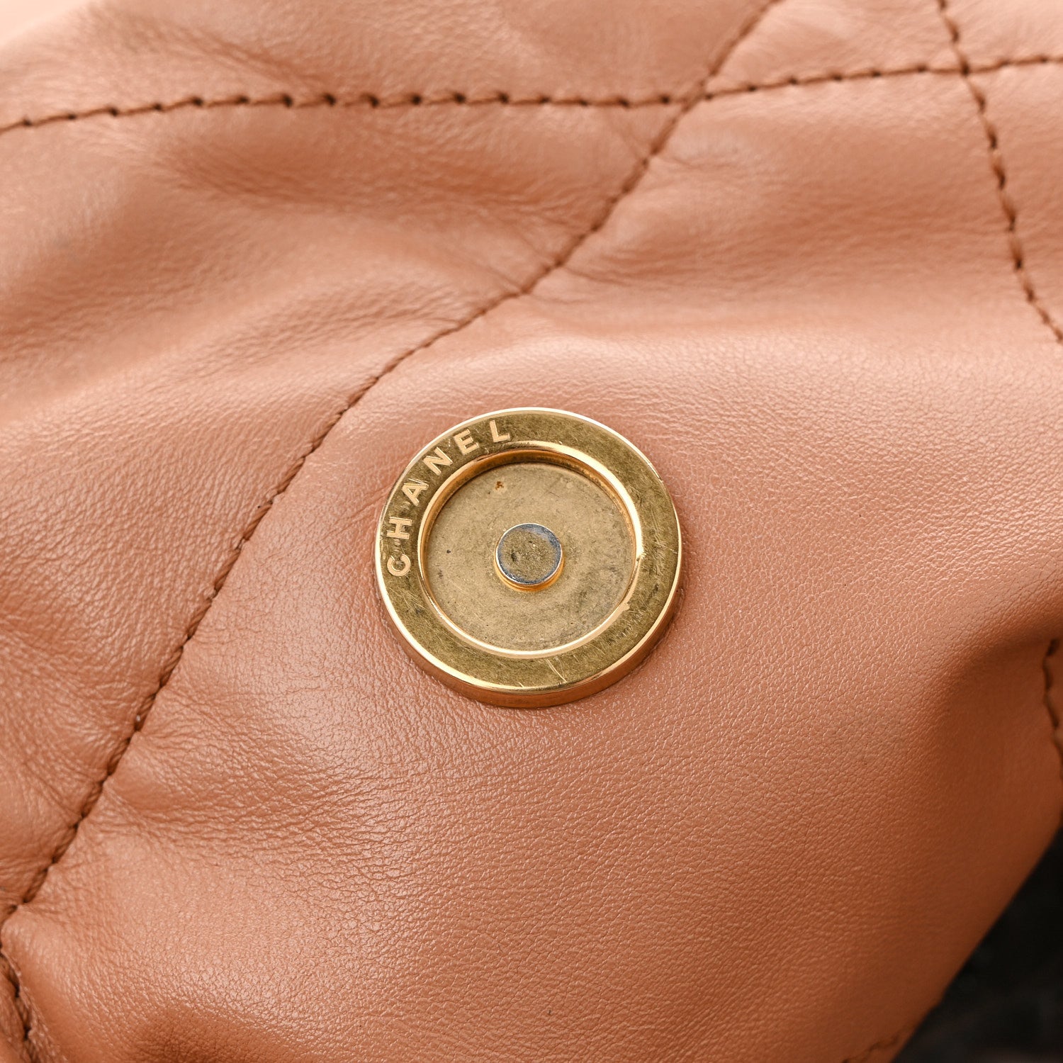 Chanel Shiny Calfskin Quilted Chanel 22 Beige 14 of 14