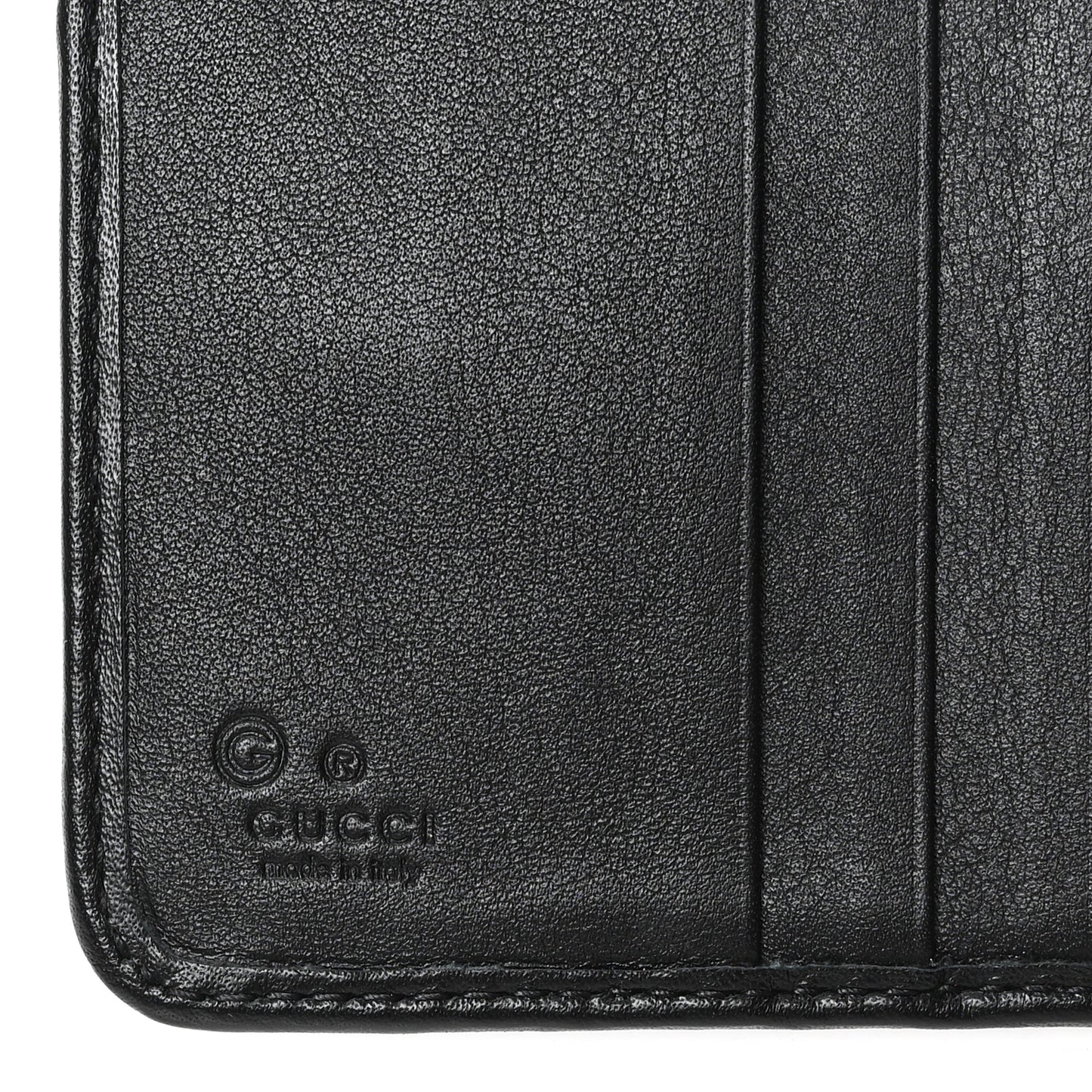 Microguccissima Compact Wallet Black