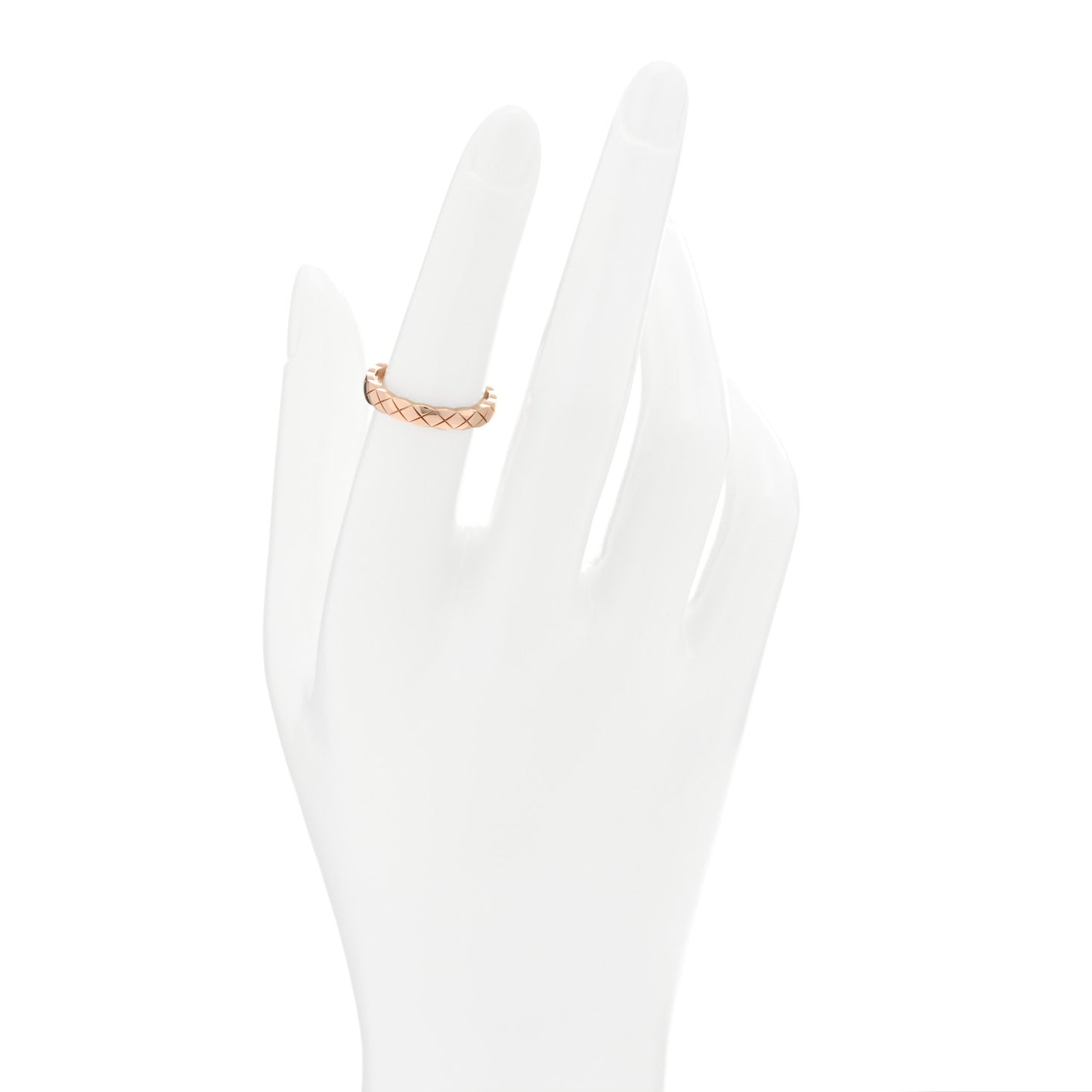 18K Beige Gold Mini Coco Crush Ring 52 6