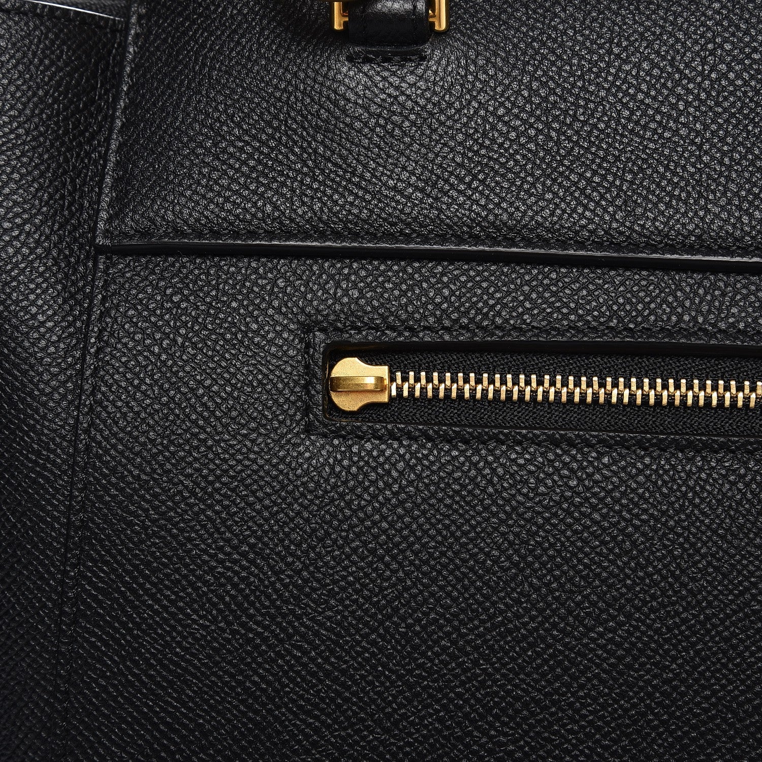 Celine Grained Calfskin Mini Belt Bag Black 13 of 14