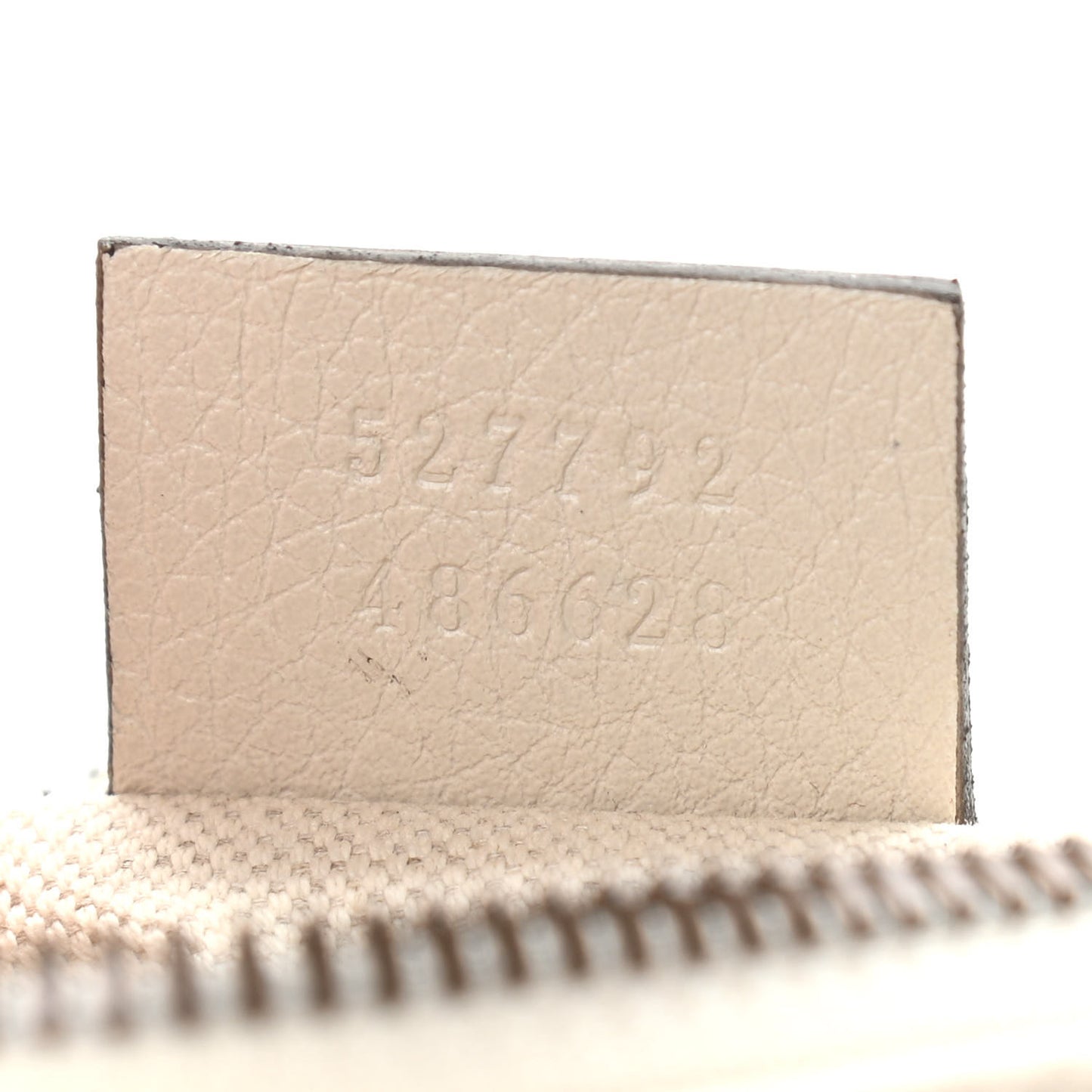 Grained Calfskin Small Logo Belt Bag White
