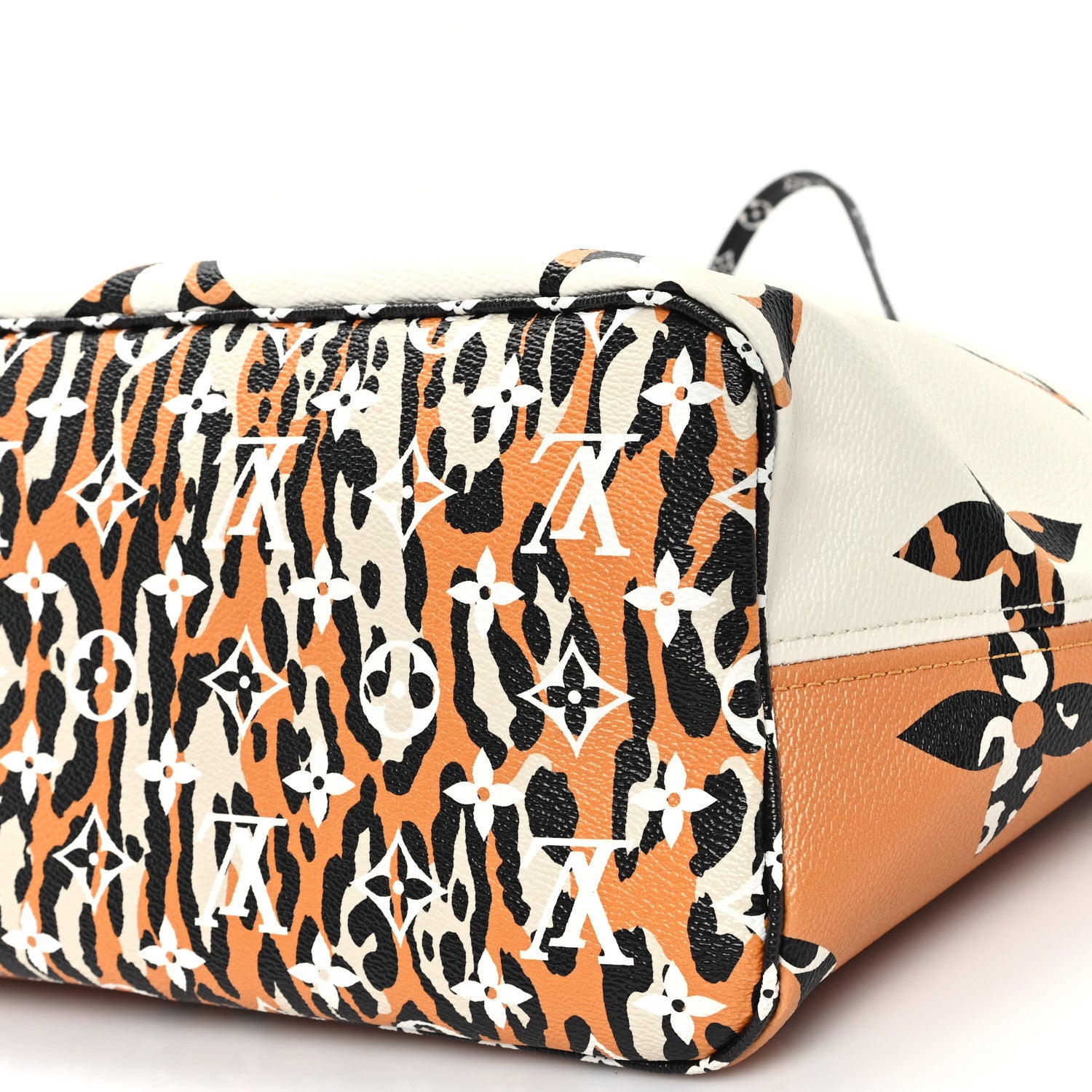 Louis Vuitton Monogram Giant Jungle Neverfull MM Ivory 10 of 12