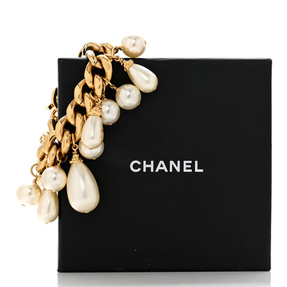 Chanel Pearl CC Chain Bracelet Gold 5 of 5