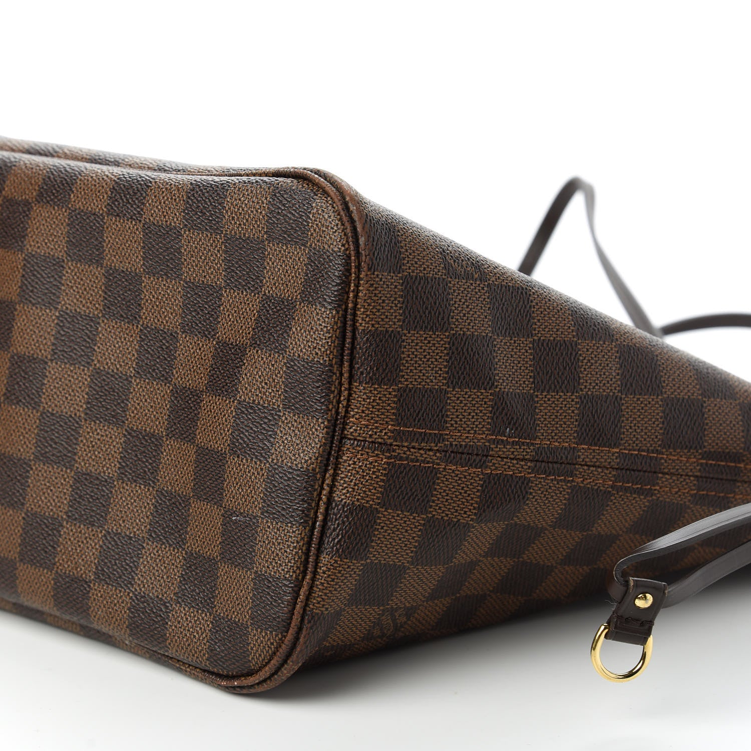Louis Vuitton Damier Ebene Neo Neverfull MM Rose Ballerine 7 of 11