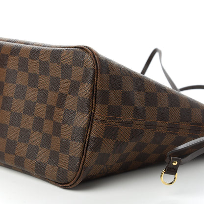 Louis Vuitton Damier Ebene Neo Neverfull MM Rose Ballerine 7 of 11