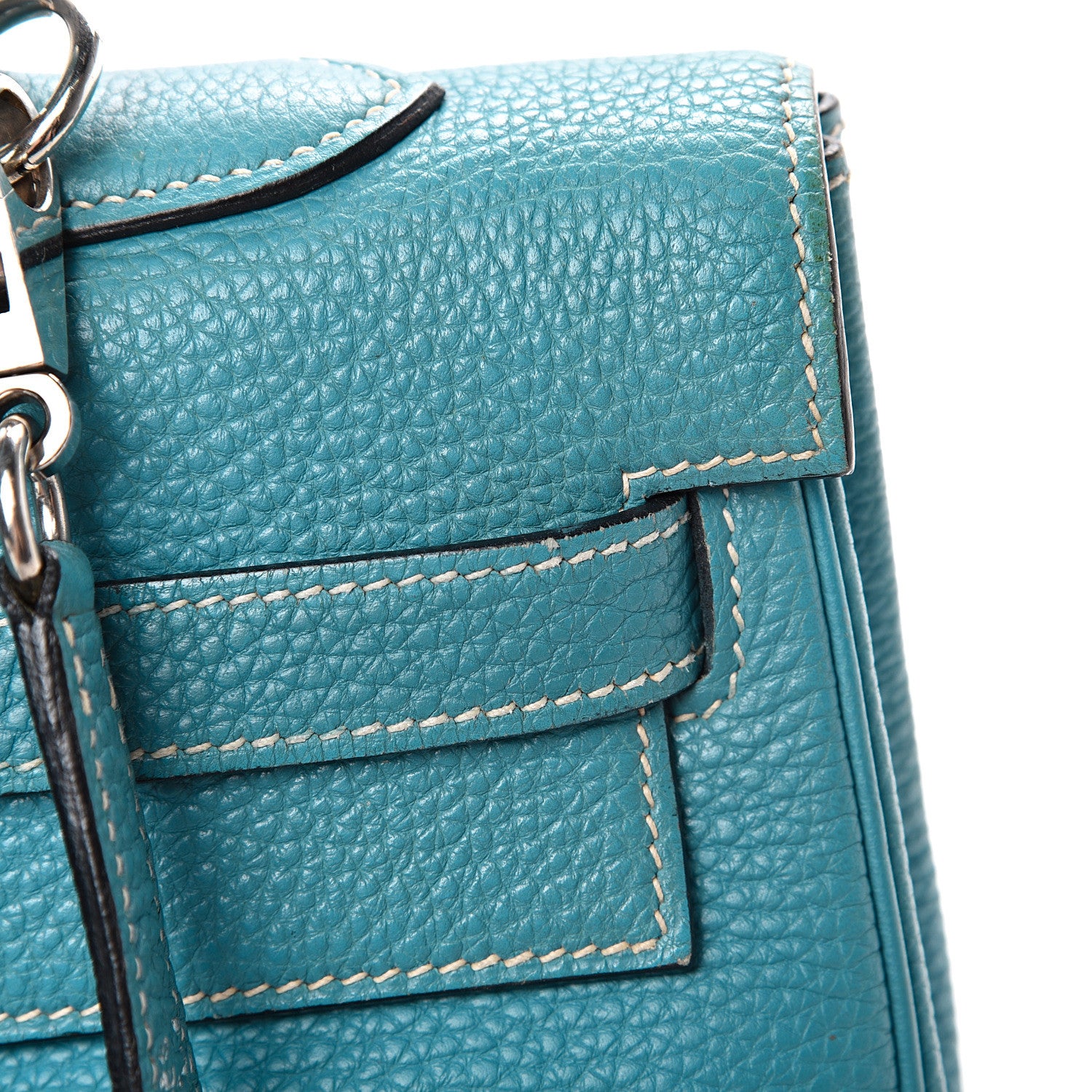 Hermes Togo Kelly Retourne 35 Blue Jean 17 of 17