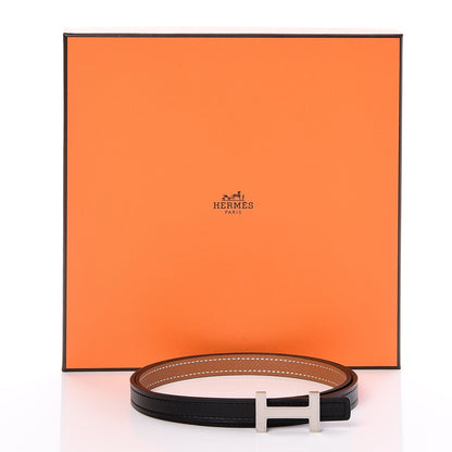 Hermes Swift Epsom 13mm Quizz H Belt 75 Black Gold 8 of 8