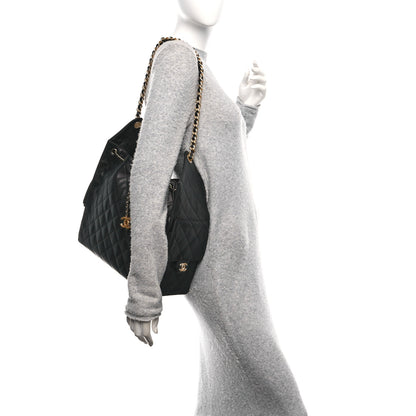 Chanel Caviar Quilted Medium Chanel 25 Handbag Black 2 of 11