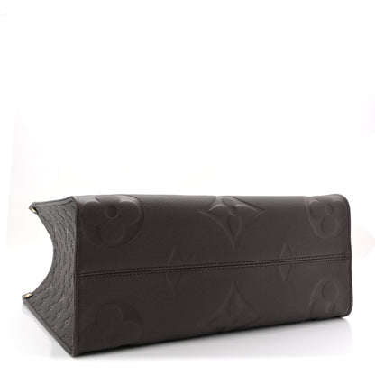 Louis Vuitton Empreinte Monogram Giant Onthego MM Chocolate 4 of 11