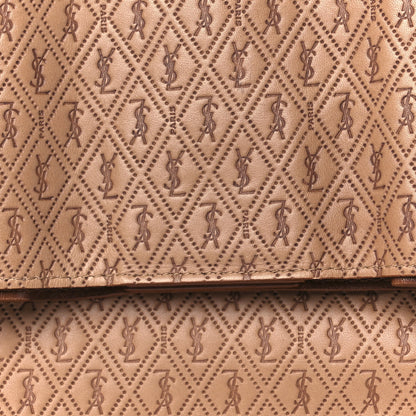 Saint Laurent Calfskin Monogram Deli Paper Bag Vintage Beige 8 of 10