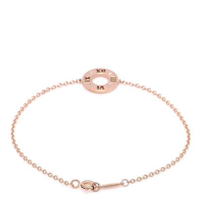 Tiffany 18K Rose Gold Diamond Atlas Pierced Bracelet 3 of 6