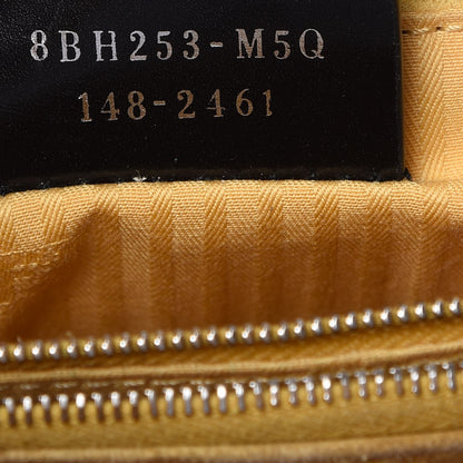 Fendi Vitello Vernice Camoscio Petite 2Jours Tote Alchemy Yellow 28 of 43