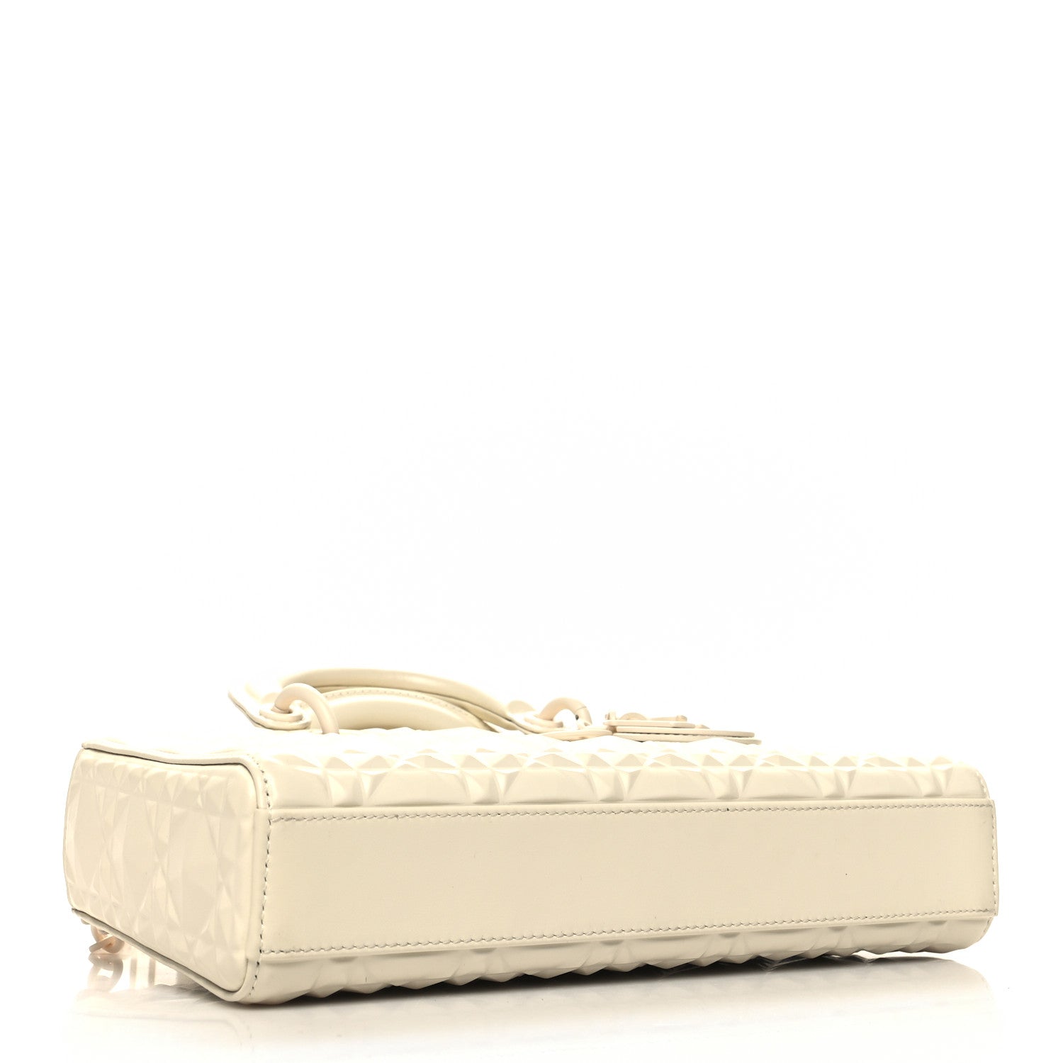 Christian Dior Calfskin Cannage Diamond Medium Lady D-Joy Latte 4 of 10