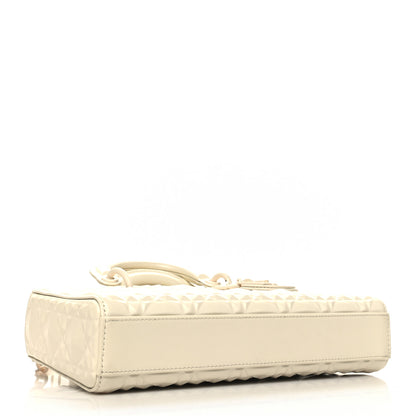 Christian Dior Calfskin Cannage Diamond Medium Lady D-Joy Latte 4 of 10