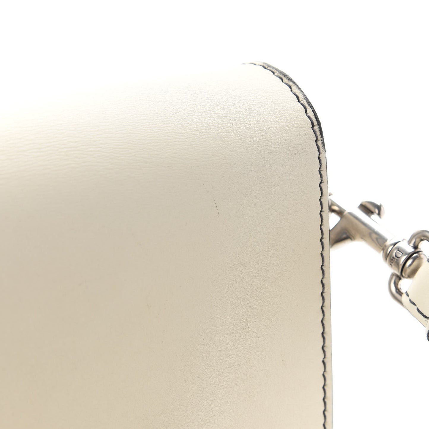Smooth Calfskin Dio(r)evolution Flap Bag Off White