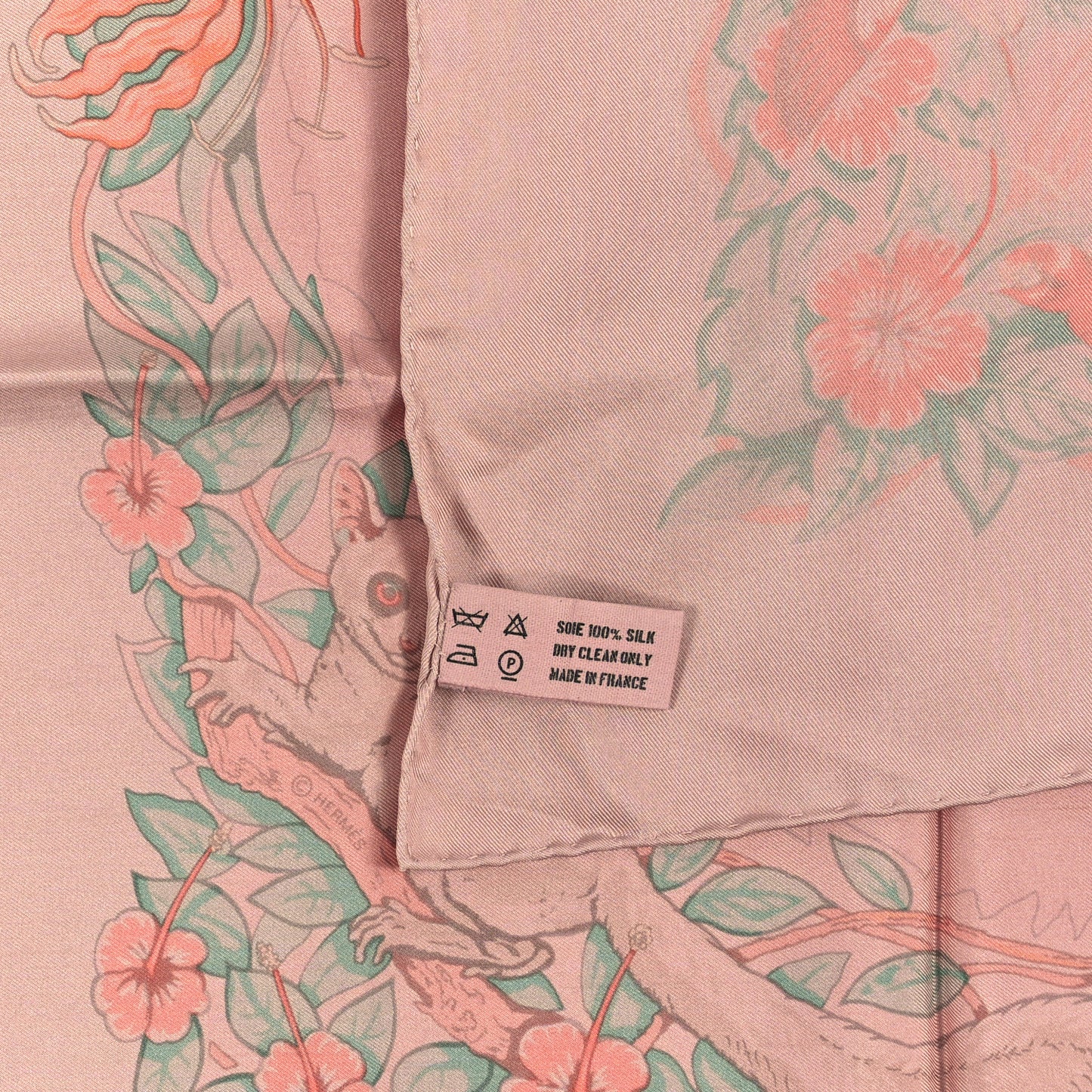 Silk Dip Dye Jungle Love Scarf 90