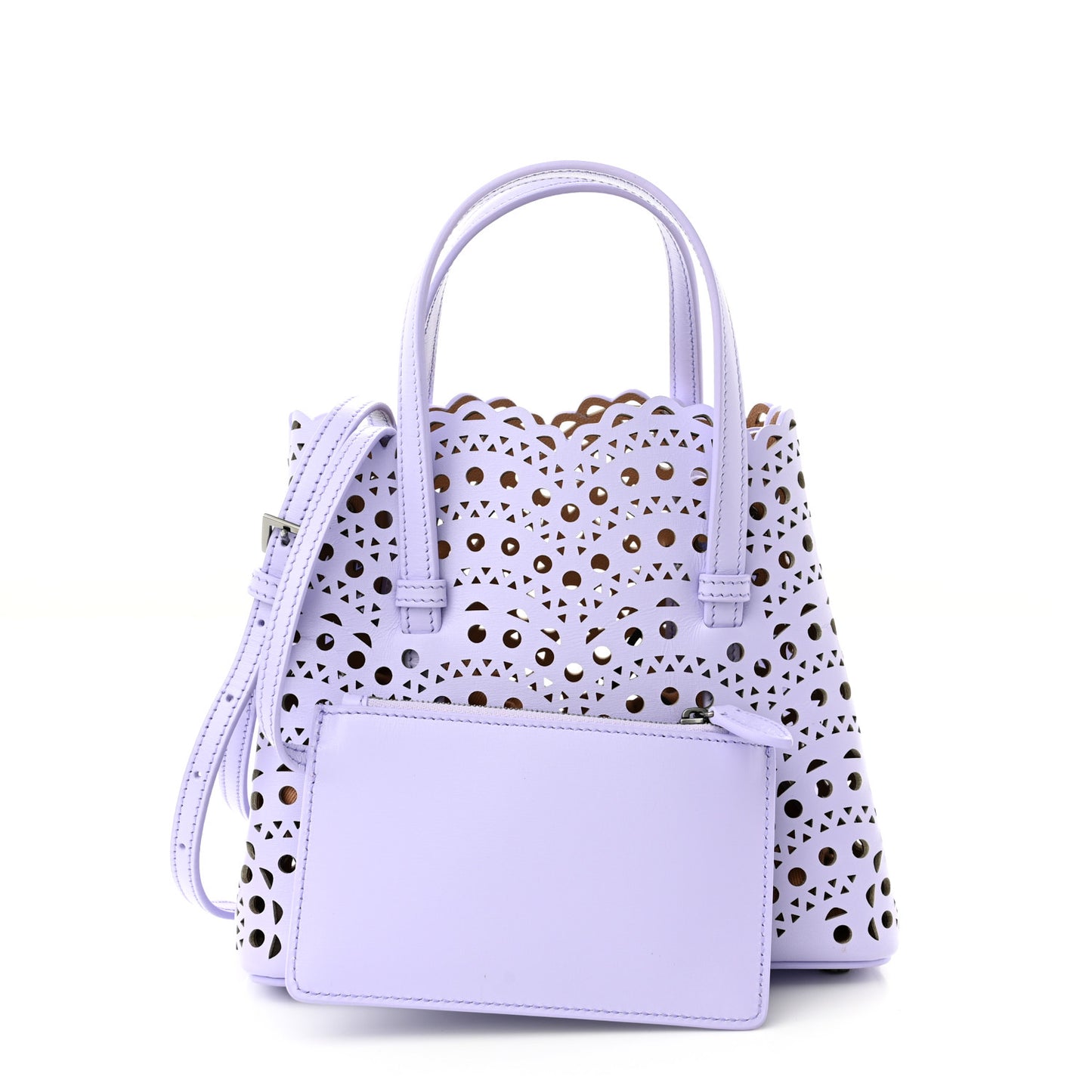 Calfskin Vienne Wave Mina 20 Bag Parme Clair