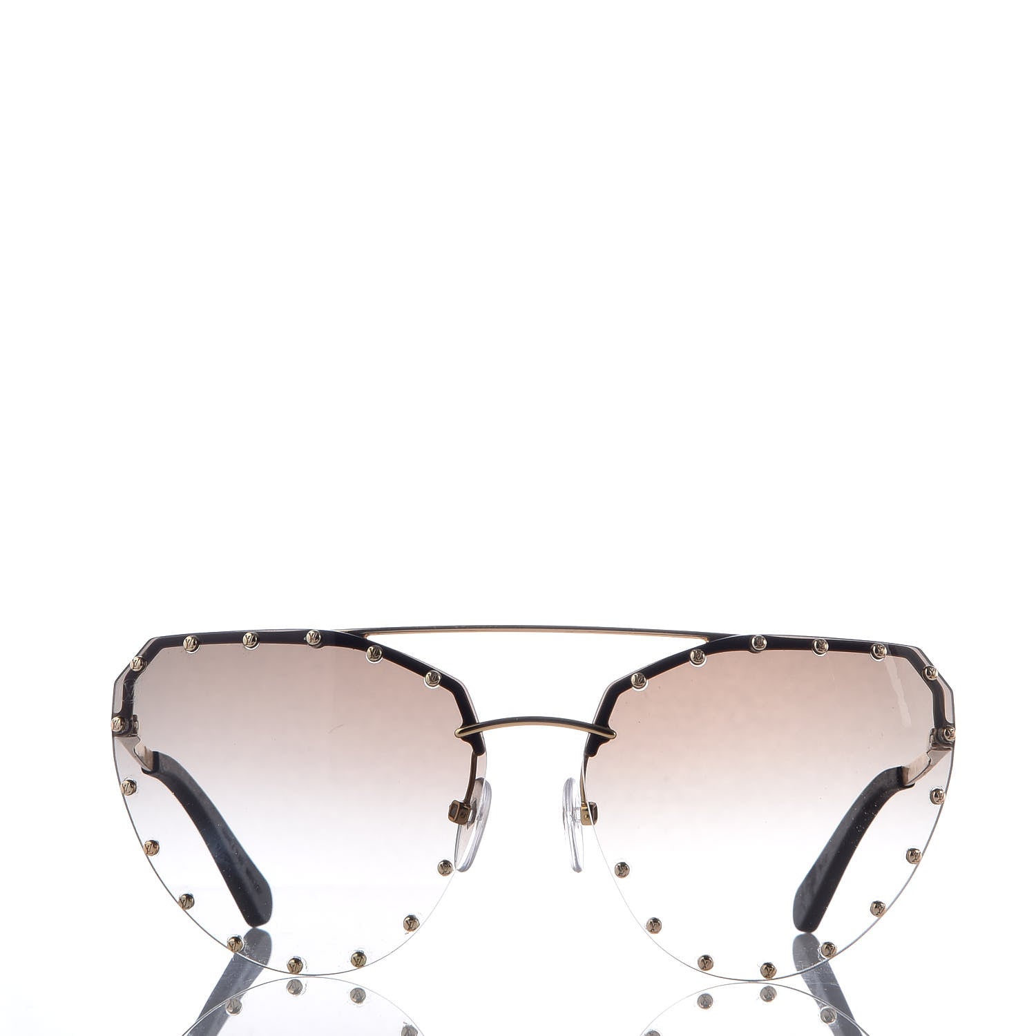Louis Vuitton The Party Gradient Sunglasses Z0984E Brown 2 of 9