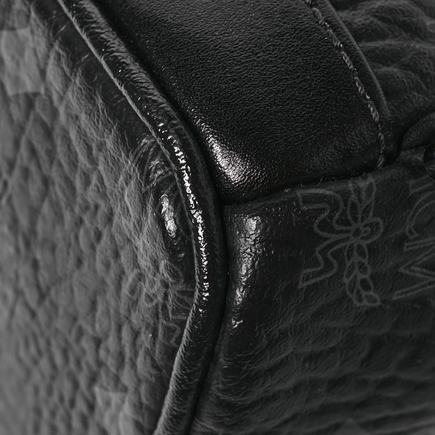 MCM Visetos Side Stud X-Mini Stark Bebe Boo Backpack Black 12 of 14