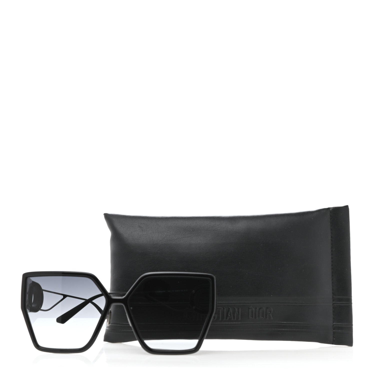 Christian Dior Square 30 Montaigne Sunglasses Black 8 of 8