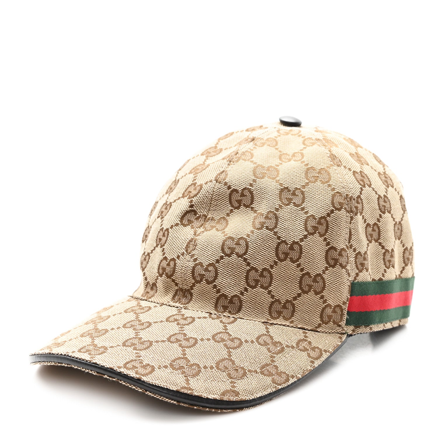 Gucci Monogram Web Baseball Hat L Beige Cocoa 1 of 9