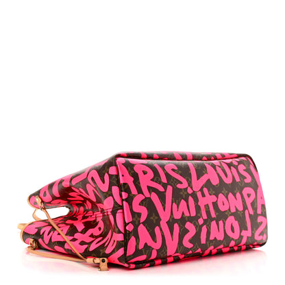 Louis Vuitton Monogram Graffiti Neverfull GM Fuchsia 4 of 20