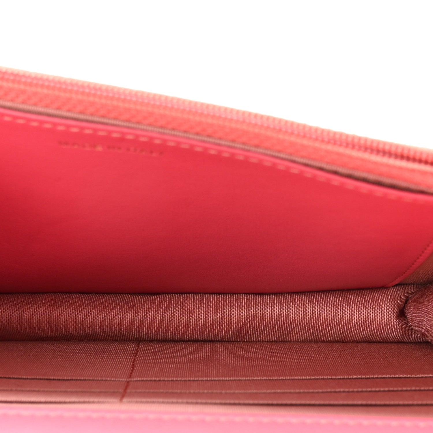 Chanel Wool Tweed Lambskin Quilted Chanel 19 Wallet On Chain WOC Coral Pink 5 of 11