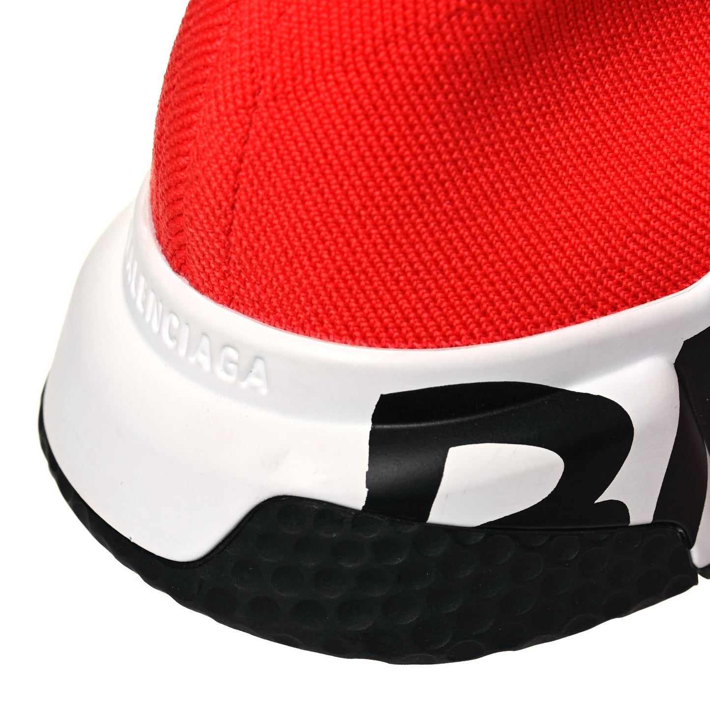 Neoprene Knit Mens Speed Graffiti Sneakers 43 Red White Black