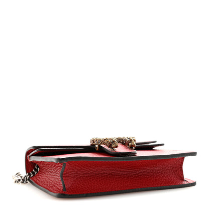 Gucci Calfskin Super Mini Dionysus Shoulder Bag Hibiscus Red 4 of 9