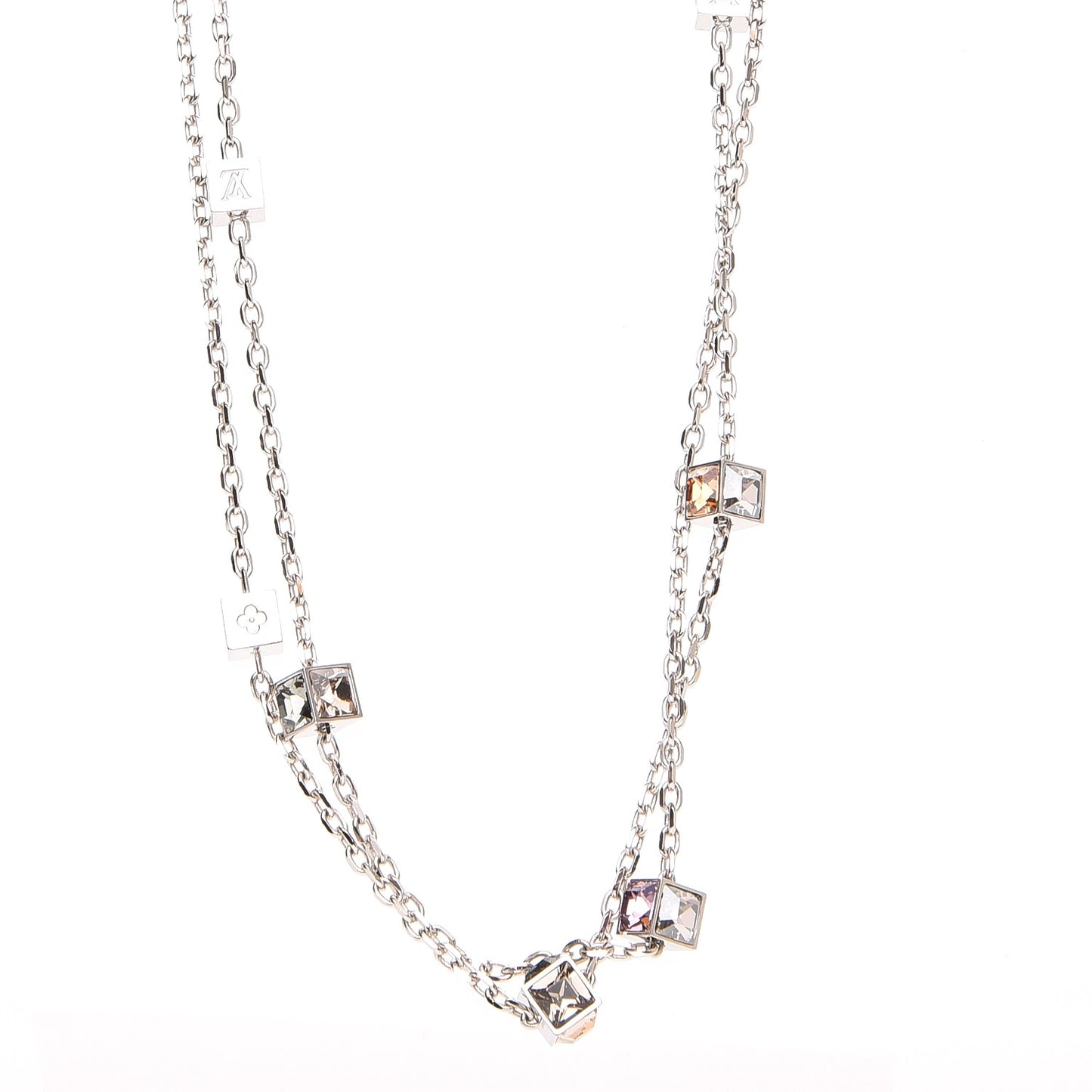 Swarovski Gamble Long Necklace Silver