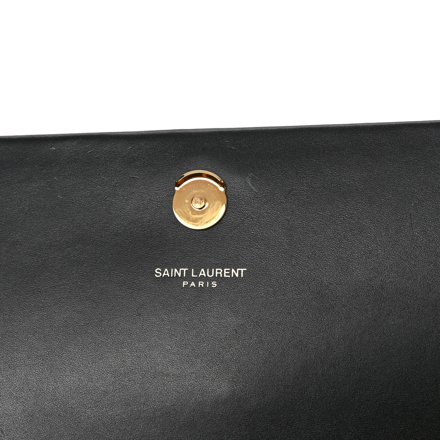 Saint Laurent Smooth Calfskin Medium Classic Monogram Kate Tassel Satchel Black 9 of 9