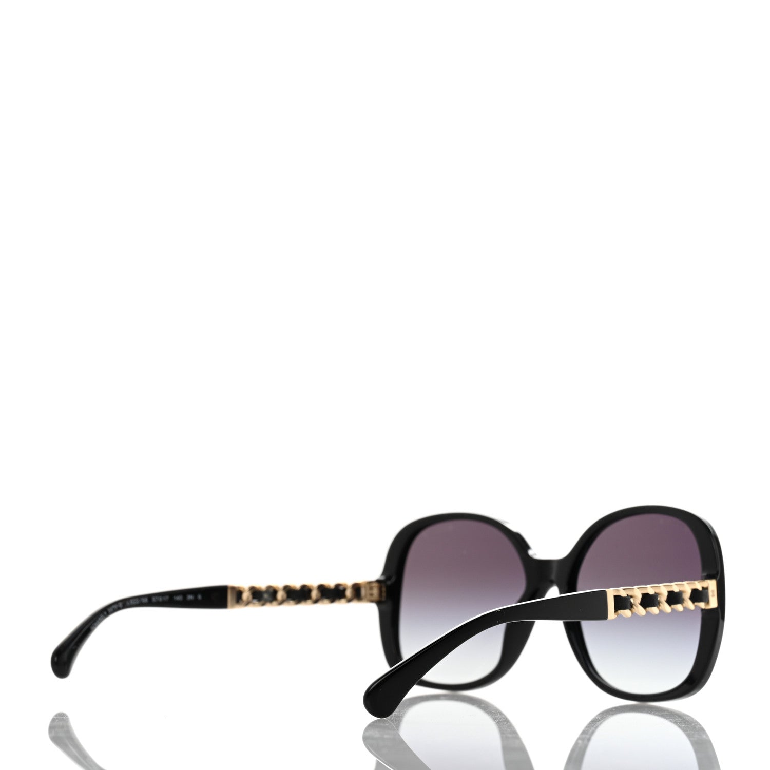 Chanel Acetate Chain Sunglasses 5470-Q-A Black 4 of 9
