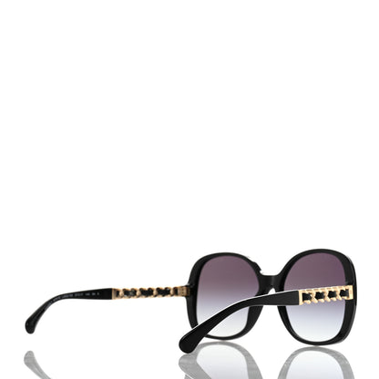 Chanel Acetate Chain Sunglasses 5470-Q-A Black 4 of 9