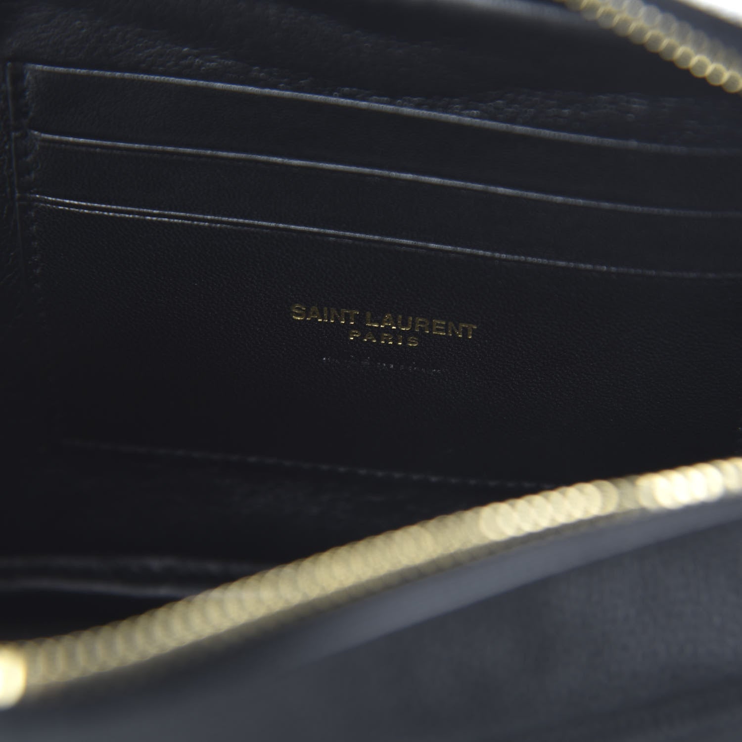 Saint Laurent Grain De Poudre Matelasse Monogram Mini Lou Camera Bag Black 8 of 10