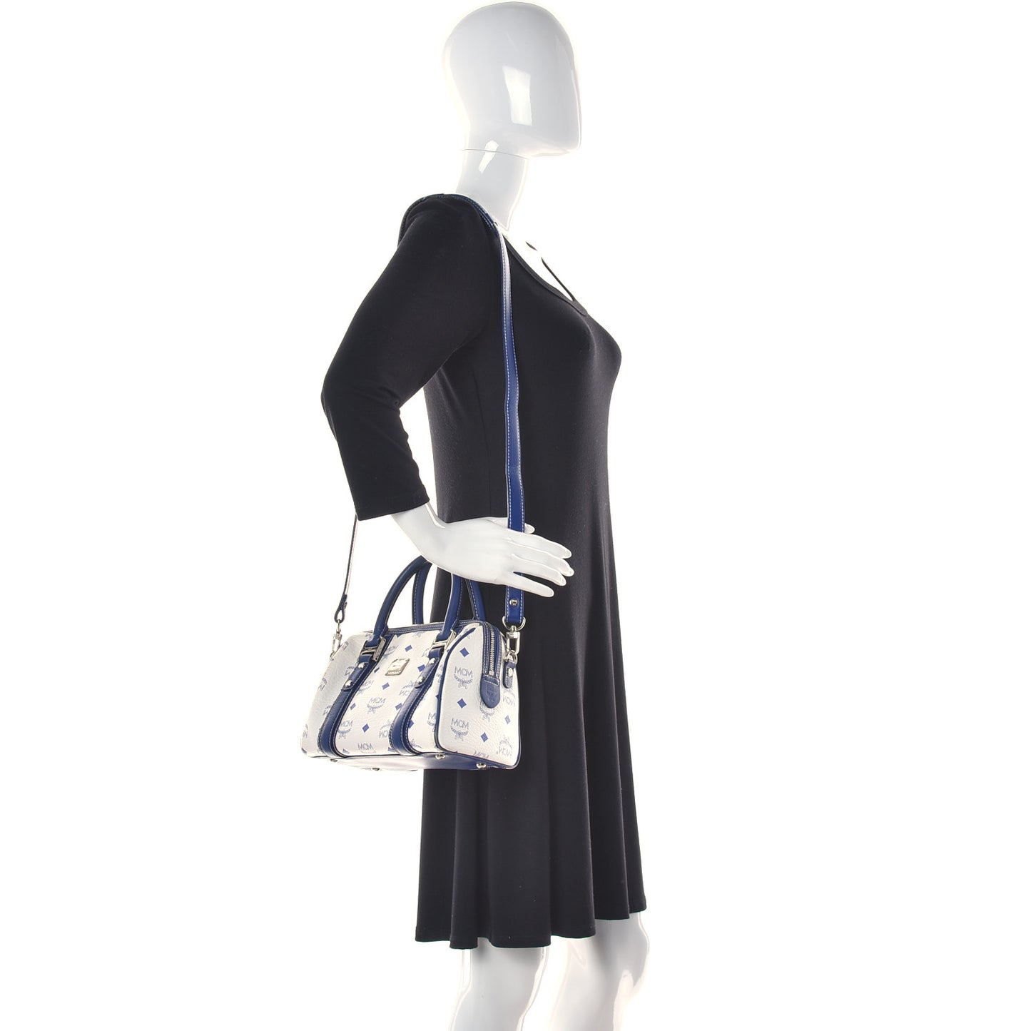 Visetos Boston Satchel Satchel White