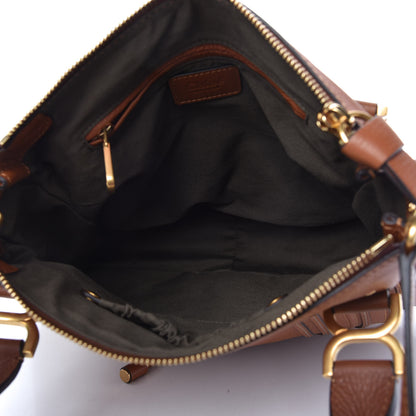 Chloe Calfskin Medium Marcie Satchel Tan 5 of 10