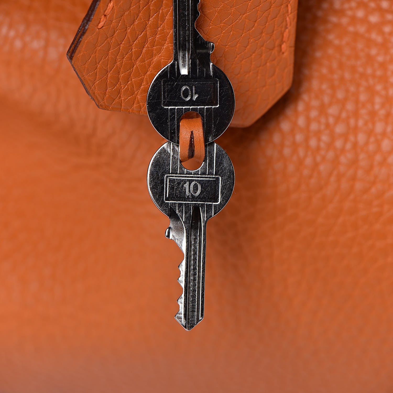 Hermes Togo HAC Travel Birkin 50 Orange 17 of 27