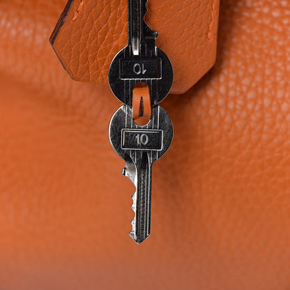 Hermes Togo HAC Travel Birkin 50 Orange 17 of 27