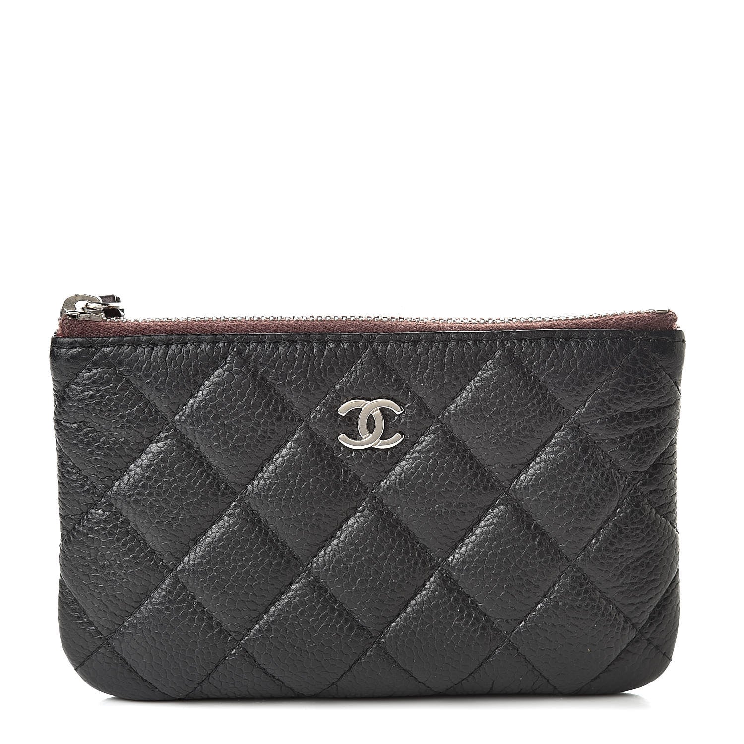 Chanel Caviar Quilted Small Cosmetic Case Black 1 of 8