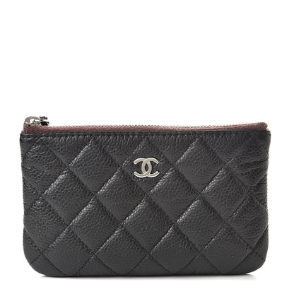 Chanel Caviar Quilted Small Cosmetic Case Black 1 of 8