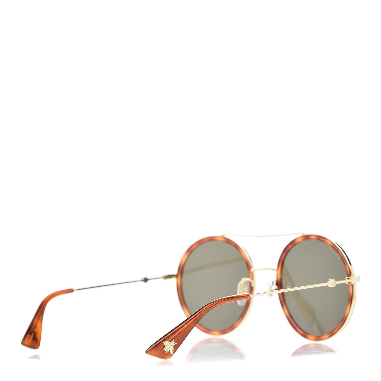 Round Sunglasses GG0061S Tortoise