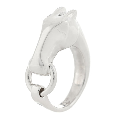 Hermes Sterling Silver PM Galop Ring 56 7.5 5 of 5