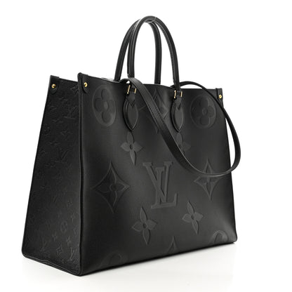 Louis Vuitton Empreinte Monogram Giant Onthego GM Black 3 of 8