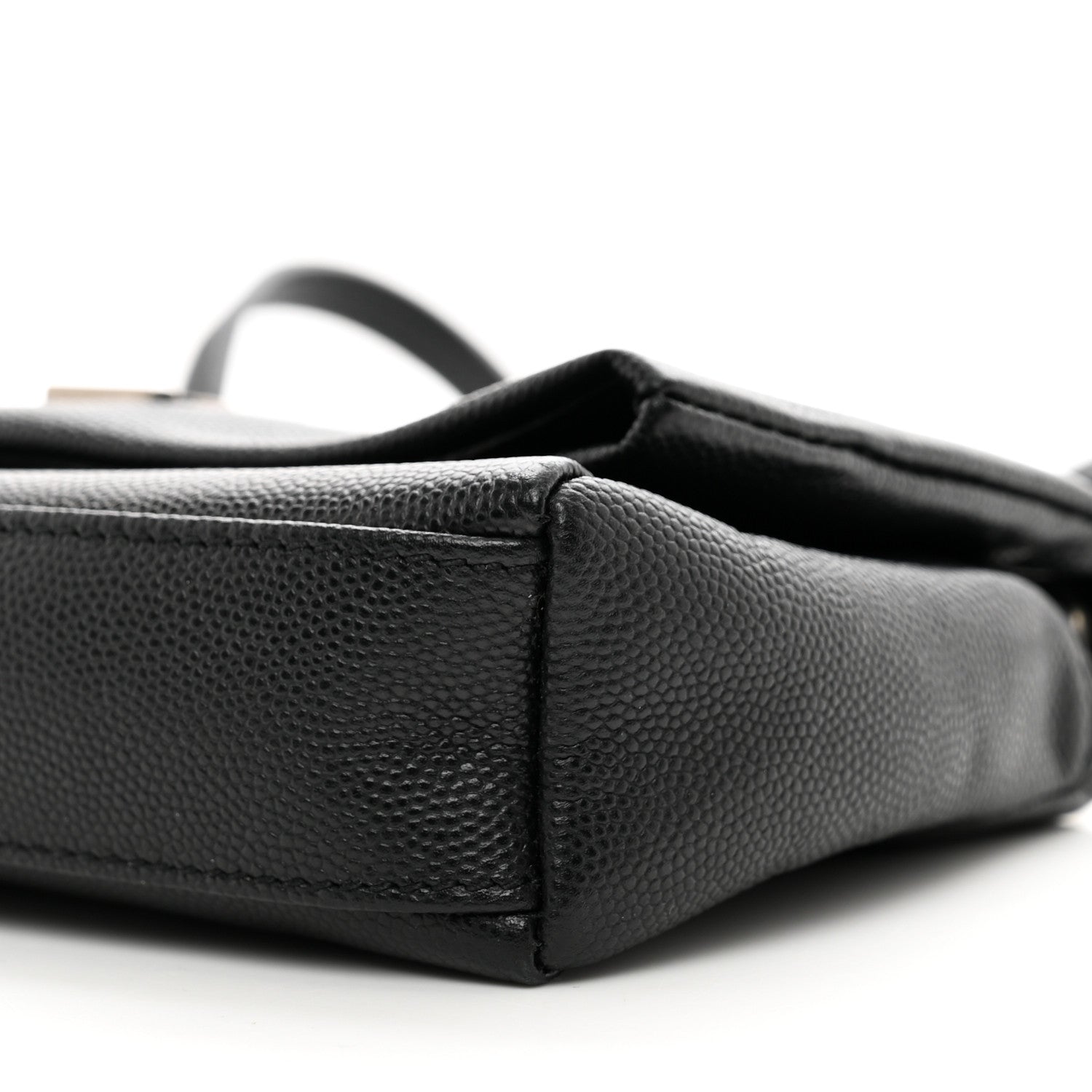 Saint Laurent Grain De Poudre Monogram Toy West Hollywood Fold-Over Bag Black 10 of 10